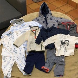 Baby boy winter lot